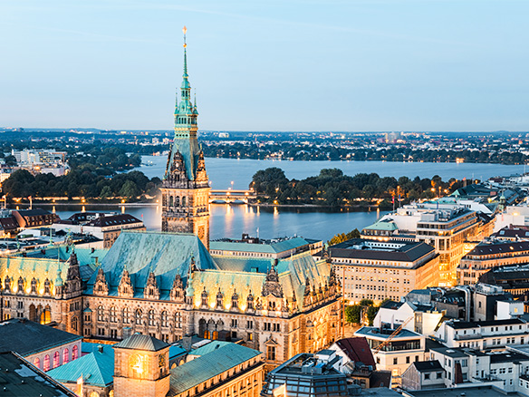 Hamburg am Abend