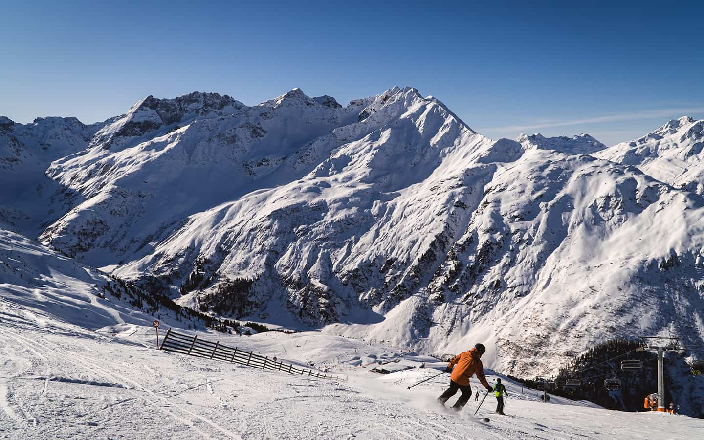 Ski Resort St. Anton, Österreich